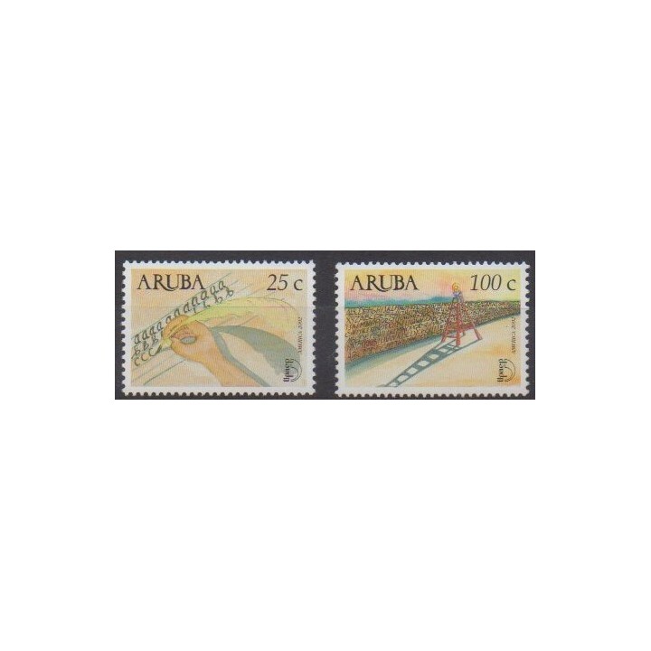 Buy this set of stamps of Aruba (Netherlands Antilles) of the year 2002 (Nb 293/294).