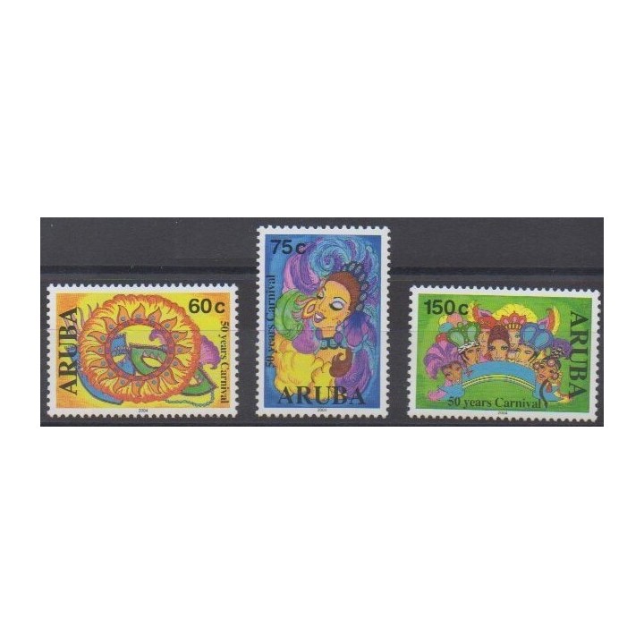 Buy this set of stamps of Aruba (Netherlands Antilles) of the year 2004 (Nb 320/322).