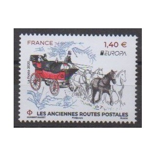 Buy this stamp of France of the year 2020 (Anciennes routes postales).