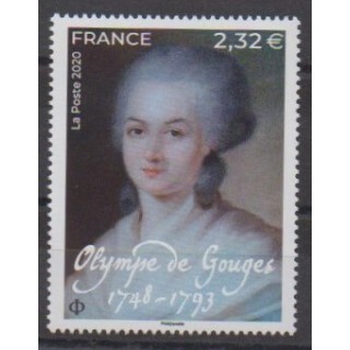 Buy this stamp of France of the year 2020 (Olympe de Gouges).