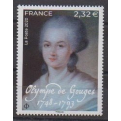 France - Poste - 2020 - Nb 5408 - Paintings - Olympe de Gouges