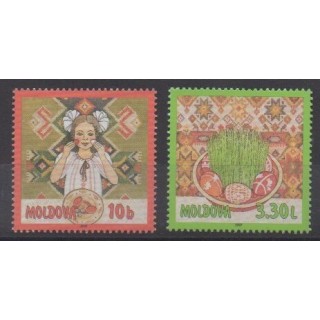 Buy this set of stamps of Moldova of the year 1997 (Nb 197/198).