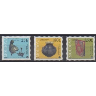 Acheter cette série de timbres de Moldavie de l'année 1999 (No 292/294).