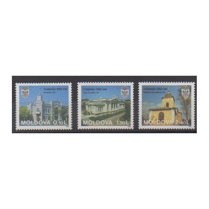 Buy this set of stamps of Moldova of the year 1996 (Nb 183/185).