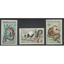 Madagascar - 1961- No 357/359 - Animaux