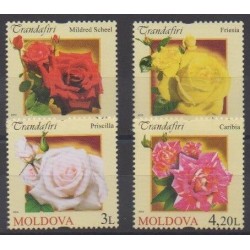 Moldova - 2012 - Nb 696/699 - Roses