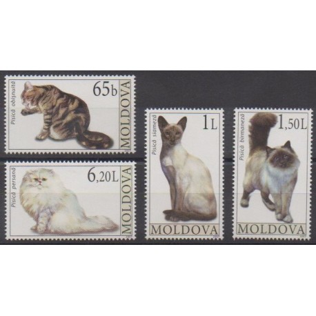 Moldova - 2007 - Nb 510/513 - Cats