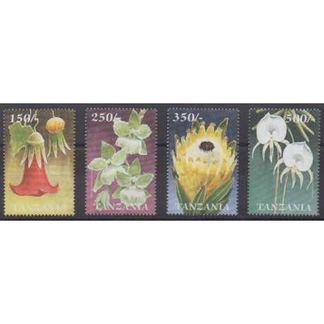 Tanzanie - 1999 - No 3047/3050 - Fleurs