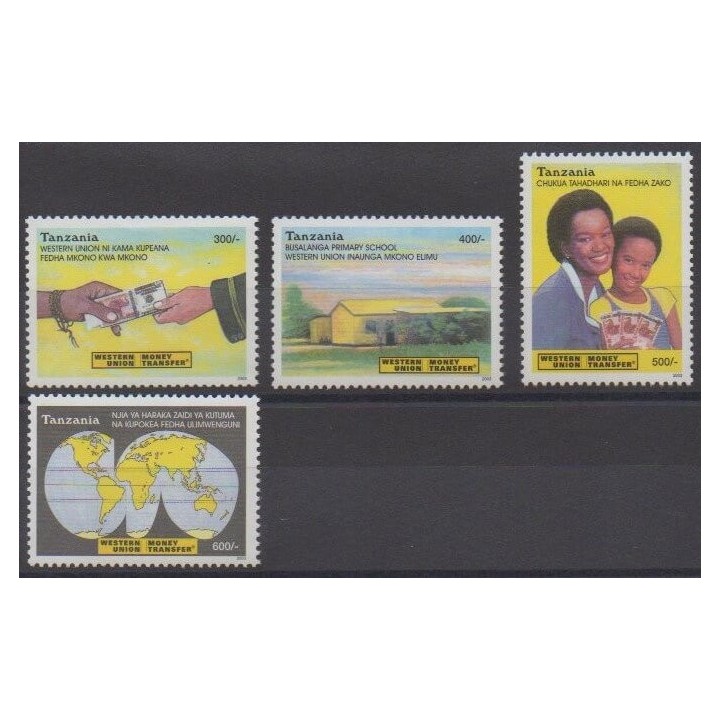 Acheter cette série de timbres de Tanzanie de l'année 2004 (No 3236/3239).