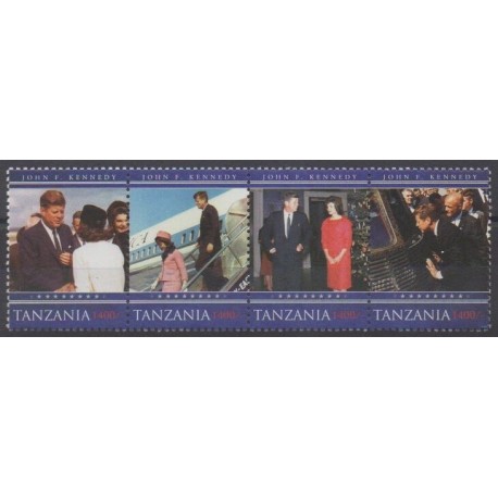 Tanzanie - 2010 - No 3691/3694 - Célébrités
