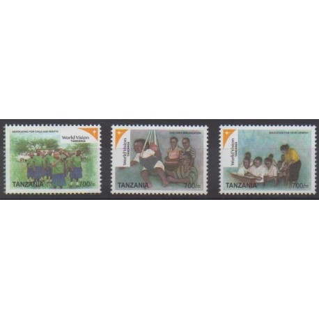 Tanzania - 2007 - Nb 3553/3556 - Childhood