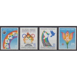 Acheter cette série de timbres de Chypre de l'année 1993 (No 806/809).