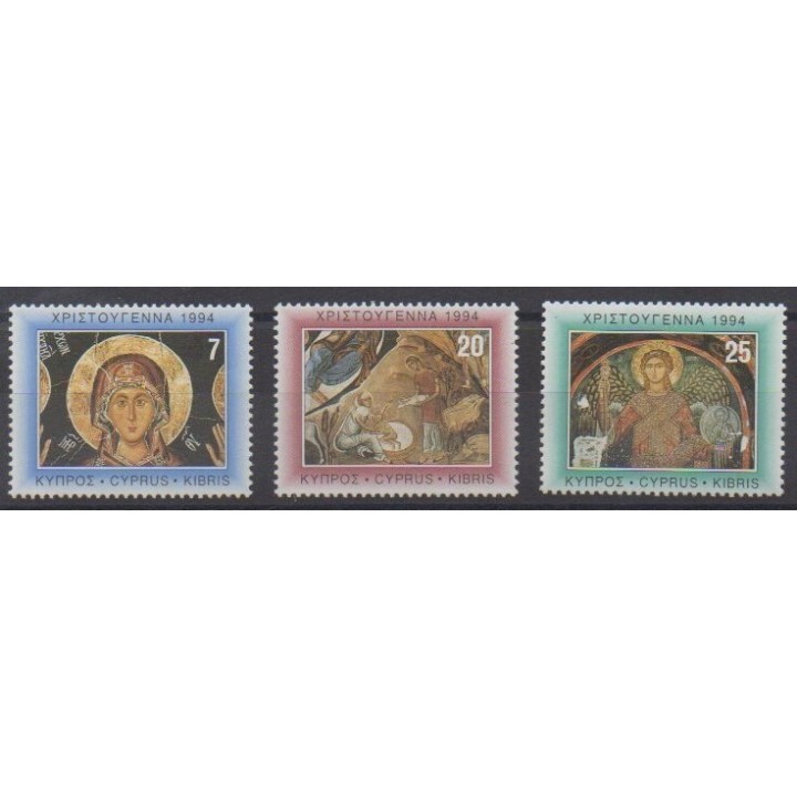 Acheter cette série de timbres de Chypre de l'année 1994 (No 834/836).