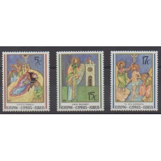 Buy this set of stamps of Cyprus of the year 1991 (Nb 780/782).