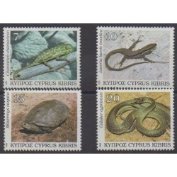 Cyprus - 1992 - Nb 794/797 - Reptils