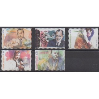 Acheter cette série de timbres de Belgique de l'année 2004 (No 3271/3275).