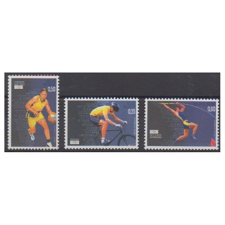 Acheter cette série de timbres de Belgique de l'année 2004 (No 3290/3292).