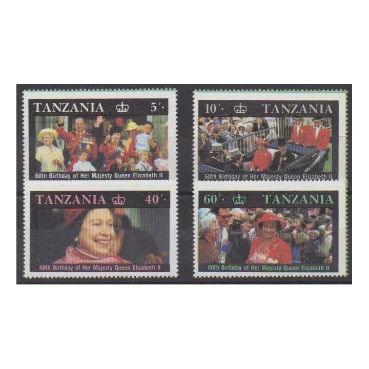Buy this set of stamps of Tanzania of the year 1987 (Nb 317/320).