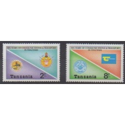 Tanzania - 1987 - Nb 329/330 - Telecommunications