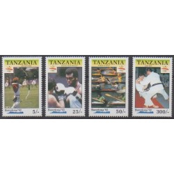 Tanzanie - 1990 - No 611/614 - Jeux Olympiques d'été