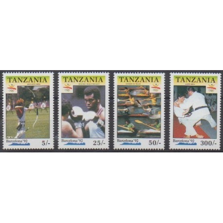 Tanzania - 1990 - Nb 611/614 - Summer Olympics