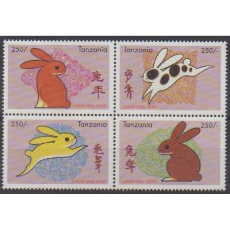 Tanzania - 1999 - Nb 2602/2605 - Horoscope