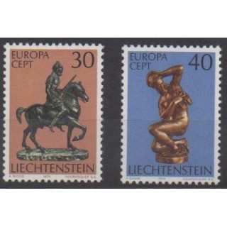 Buy this set of stamps of Liechtenstein of the year 1974 (Nb 543/544).
