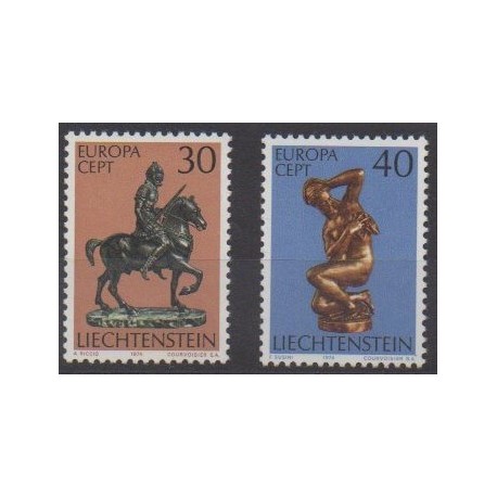 Liechtenstein - 1974 - No 543/544 - Art - Europa