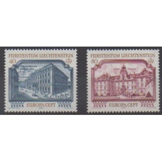 Acheter cette série de timbres du Liechtenstein  de l'année 1978 (No 639/640).