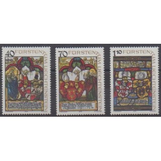 Buy this set of stamps of Liechtenstein of the year 1979 (Nb 672/674).