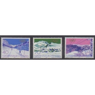 Acheter cette série de timbres du Liechtenstein  de l'année 1979 (No 679/681).