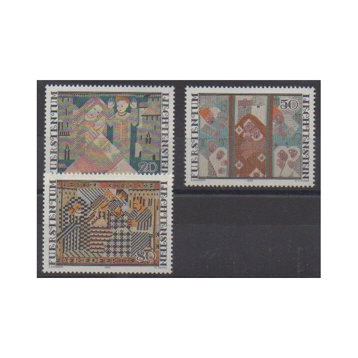 Acheter cette série de timbres du Liechtenstein  de l'année 1979 (No 676/678).