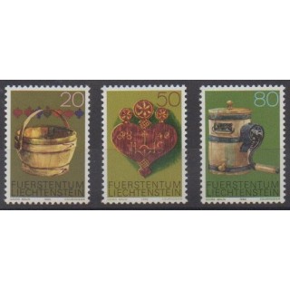 Acheter cette série de timbres du Liechtenstein  de l'année 1980 (No 688/690).