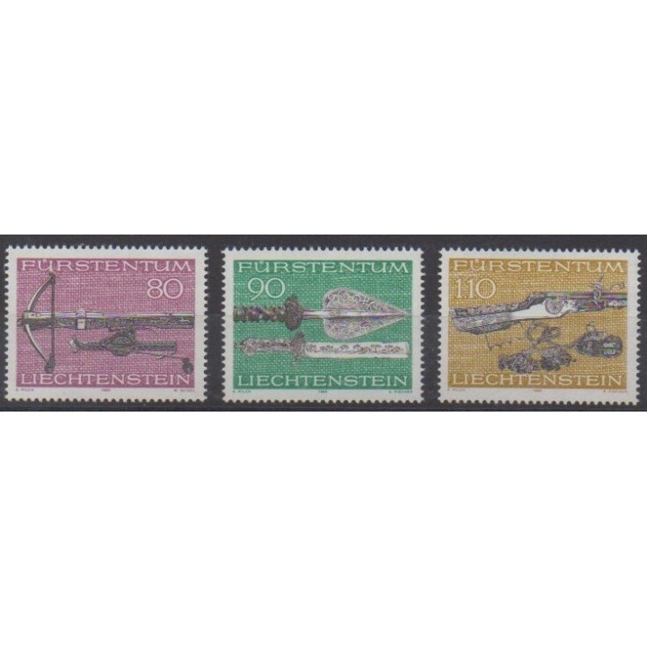 Acheter cette série de timbres du Liechtenstein  de l'année 1980 (No 692/694).