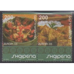 Albanie - 2005 - No 2773a/2774a - Gastronomie - Europa