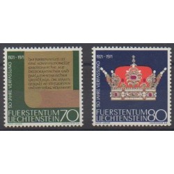 Liechtenstein - 1971 - No 489/490 - Histoire