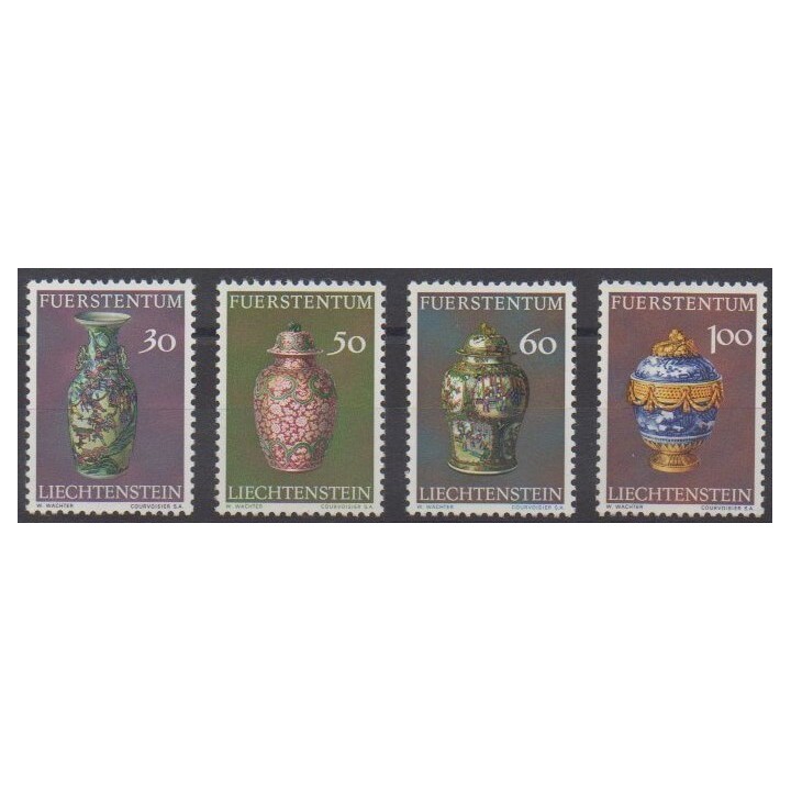 Buy this set of stamps of Liechtenstein of the year 1974 (Nb 545/548).