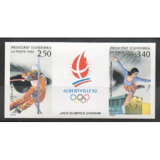 Timbres - Thème jeux olympiques d'été - Andorre - Poste - 1992- No 414A ND