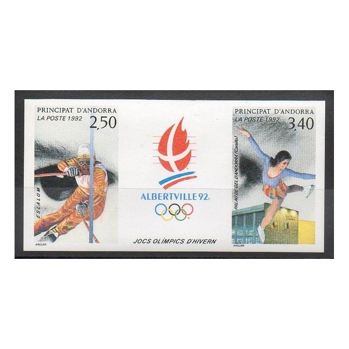 Timbres - Thème jeux olympiques d'été - Andorre - Poste - 1992- No 414A ND