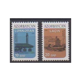 Acheter cette série de timbres d'Azerbaïdjan de l'année 2006 (No 550/551).
