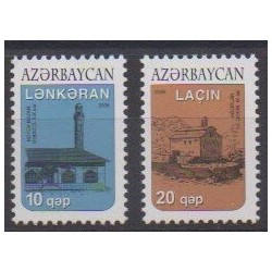 Azerbaïdjan - 2006 - No 550/551 - Monuments