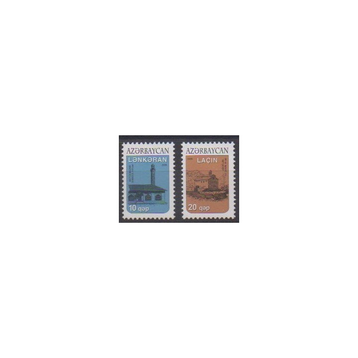 Acheter cette série de timbres d'Azerbaïdjan de l'année 2006 (No 550/551).