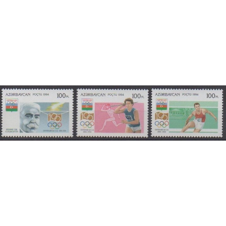 Buy these stamps of Azerbaijan of the year 1994 (Nb 192/194).