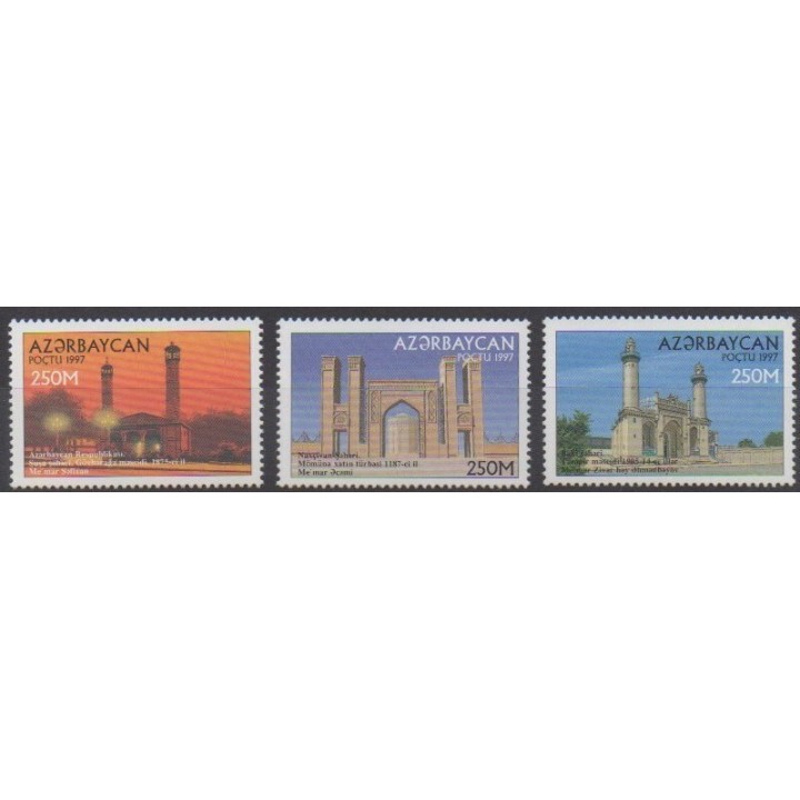 Acheter cette série de timbres d'Azerbaïdjan de l'année 1997 (No 356/358).