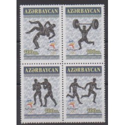 Azerbaïdjan - 2000 - No 406/409 - Jeux Olympiques d'été