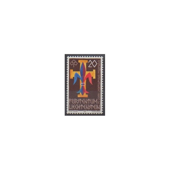 Buy this stamp of Liechtenstein of the year 1981 (Nb 714).