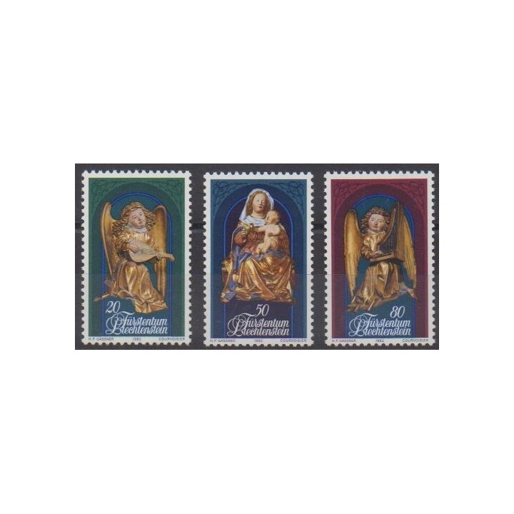 Acheter cette série de timbres du Liechtenstein  de l'année 1982 (No 754/756).