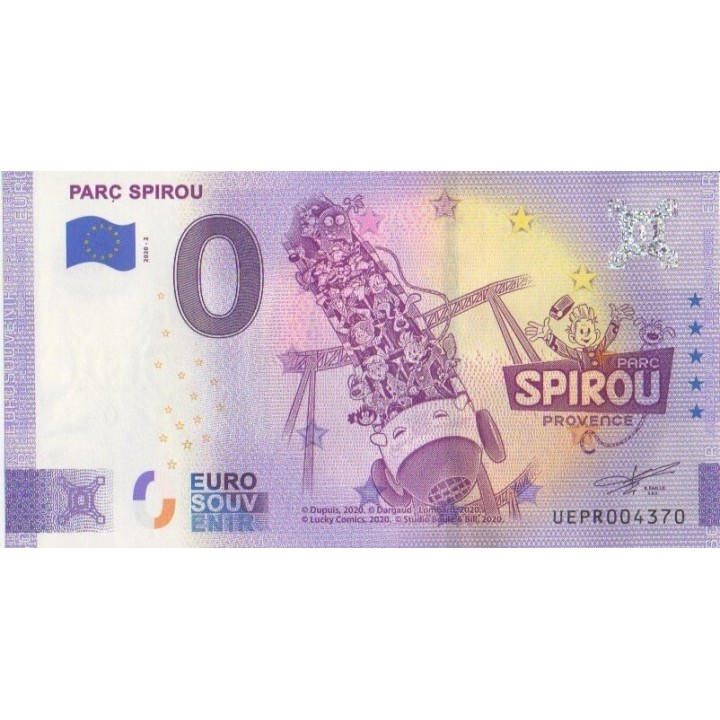 Euro banknote memory - 2020 - Parc Spirou - (Vaucluse)