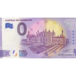 Euro banknote memory - 41 - Château de Chambord - 2020-3 - Anniversary