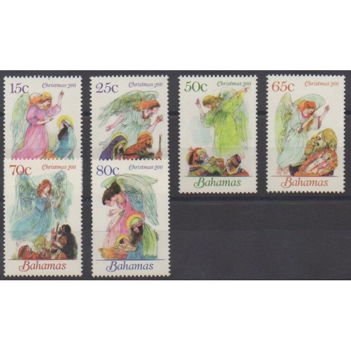 Acheter cette série de timbres des Bahamas de l'année 2011 (No 1416/1421).